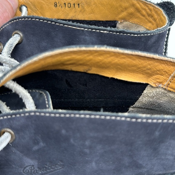 Paraboots navy suede boots 8 1/2 excellent condition - Picture 3 of 6
